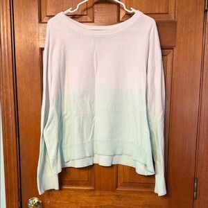 Apt. 9 Pastel Mint Ombre Lightweight Sweater